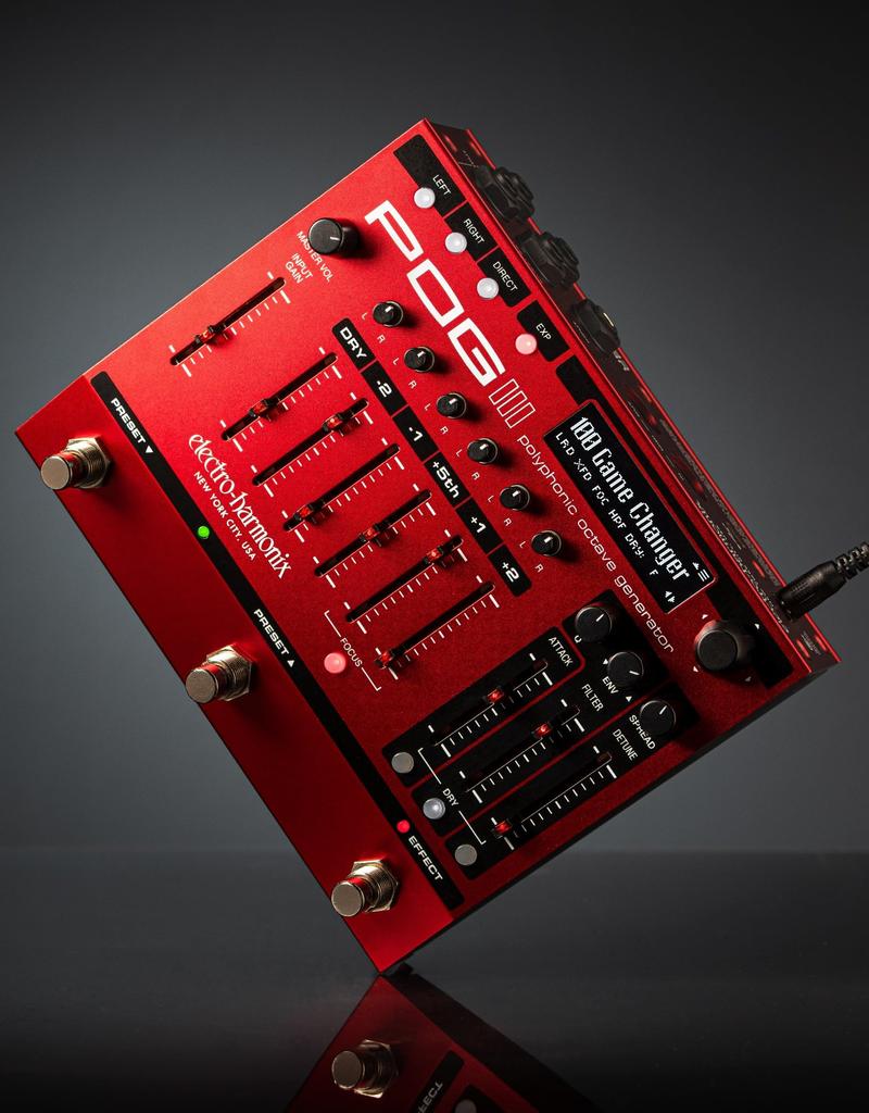 POG3 Полифонический Октавный Генератор Октавер Гитарный Эффектор Басовый Эффектор ELECTRO-HARMONIX