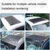 Magnetic Car Sunroof Sunshade Window Mesh Auto Top Mosquito Net Cover Interior Insulation Sunscreen Cloth