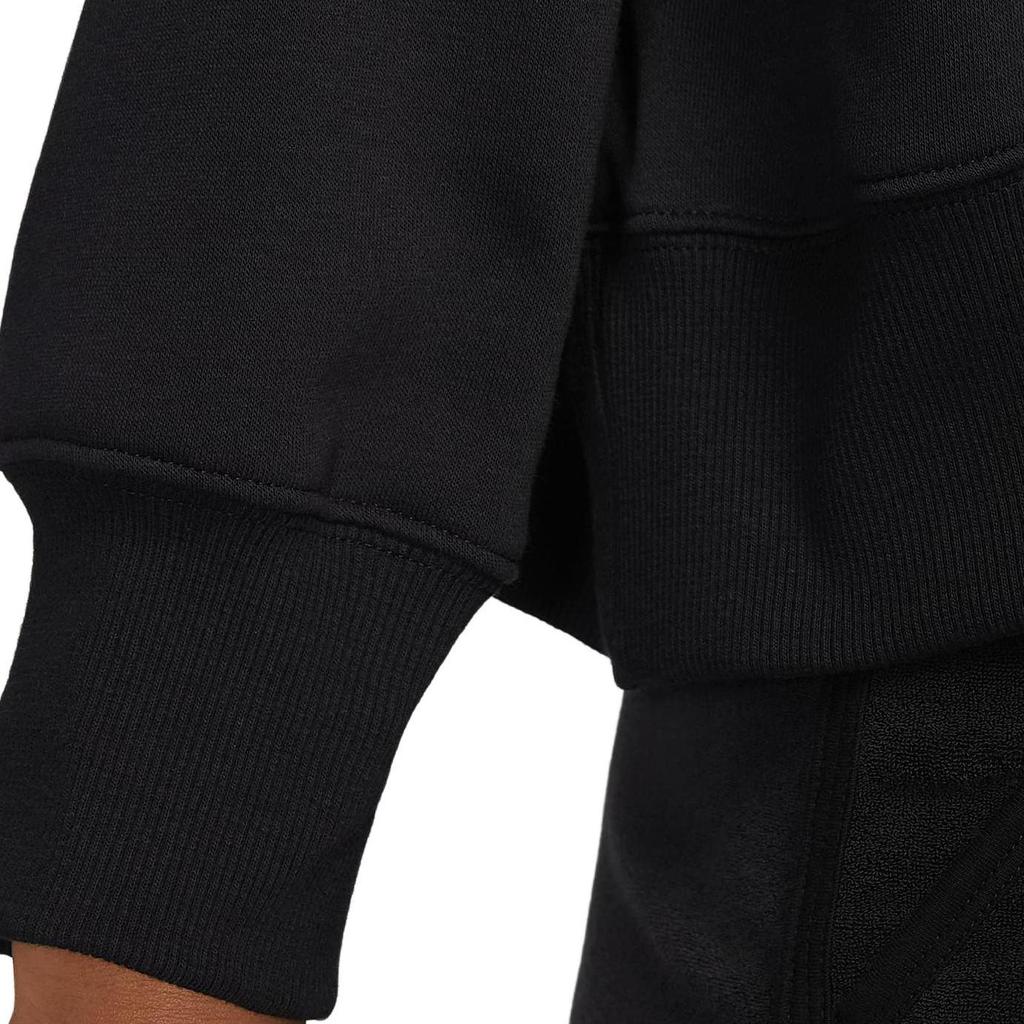 Nike Письмо Мягкий Удобный Универсальный Свитшот с Круглым Вырезом и Длинным Рукавом Женский свитшот Черный HQ0352010