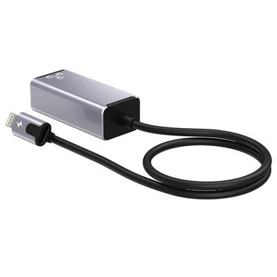 Адаптер сети Ethernet 10/100 Мбит/с Lightning to RJ45, LAN-конвертерный кабель, зарядный кабель PD 20 Вт для iPhone/iPad