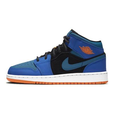Кроссовки Air 1 Mid GS Racer Blue Kids Green-Abyss Black 554725-440
