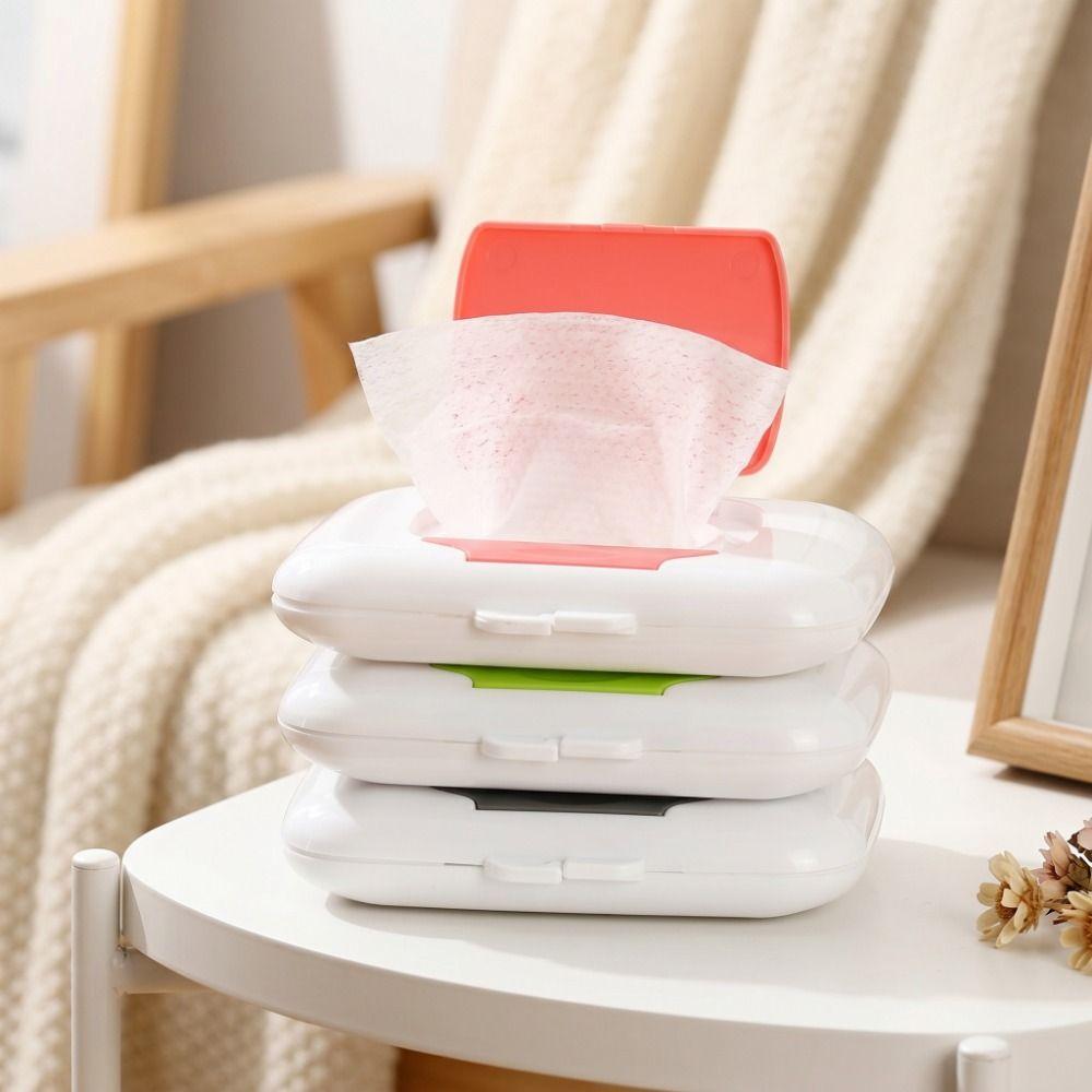 Sealed Wipe Holder Refillable Baby Wipe Box Wipes Storage Box Wet Wipe Case for Home