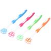 Travel Tongue Scraper Plastic Oral Care Tool Easy Tongue Brush Cleaner  Daily Hygiene