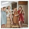 Poncho enfant mixte Gaze de coton unie Gaïa - Gaïa Rose Pêche - 2 à 5 ans