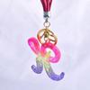 Fashion Reversed Alphabet Mold for Resin Letter Keychain Molds with Hole Epoxy Molds for Keychain Jewelry Making DIY