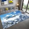 Fashion Airplane 3D Carpet For Home Living Room Soft Flannel Carpet Bed Room Rug Entrance Doormat Boy's Bedroom Rug Children