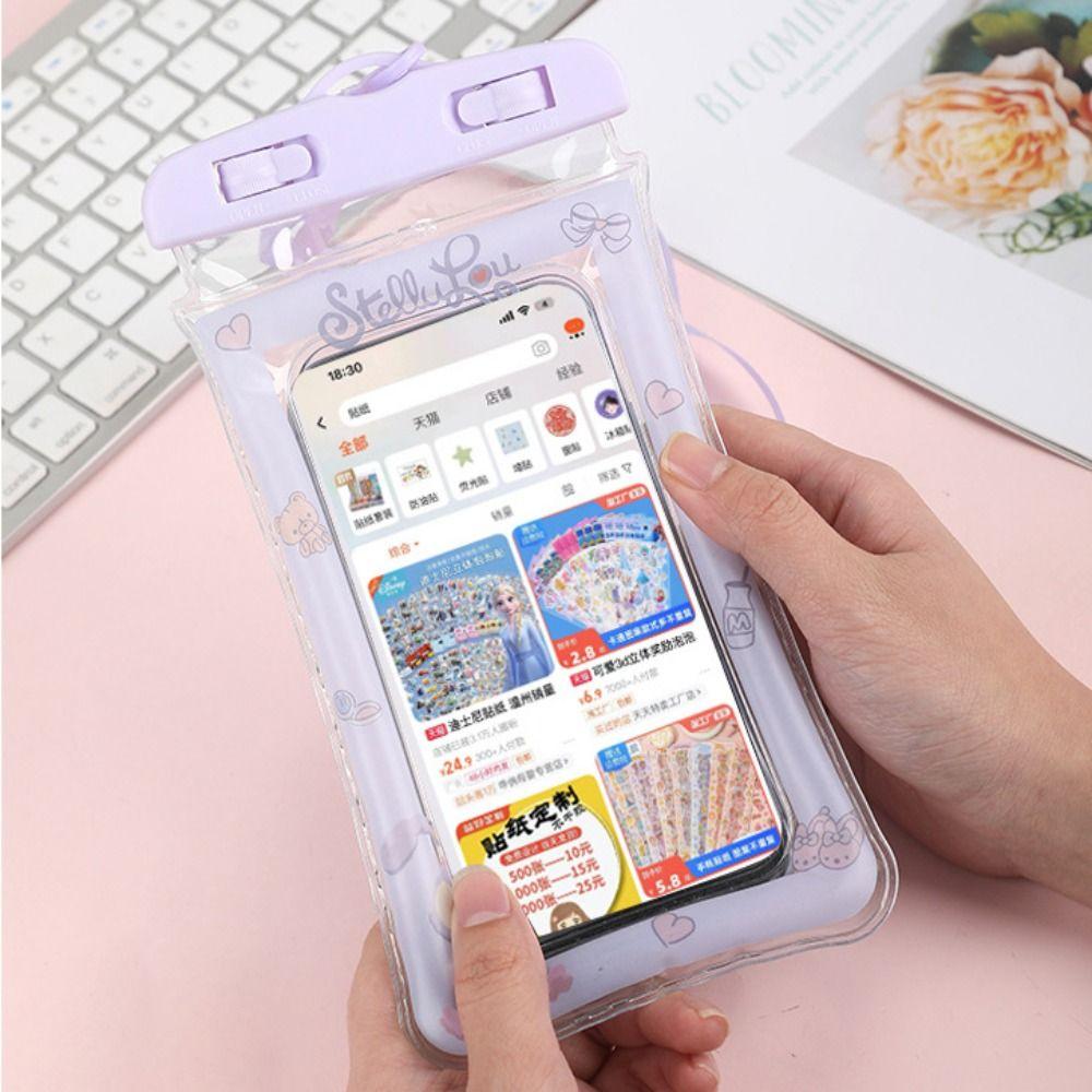 Модный чехол для телефона для плавания, пляжный ремешок для дайвинга, сумка для воды, новый мультяшный чехол для мобильного телефона