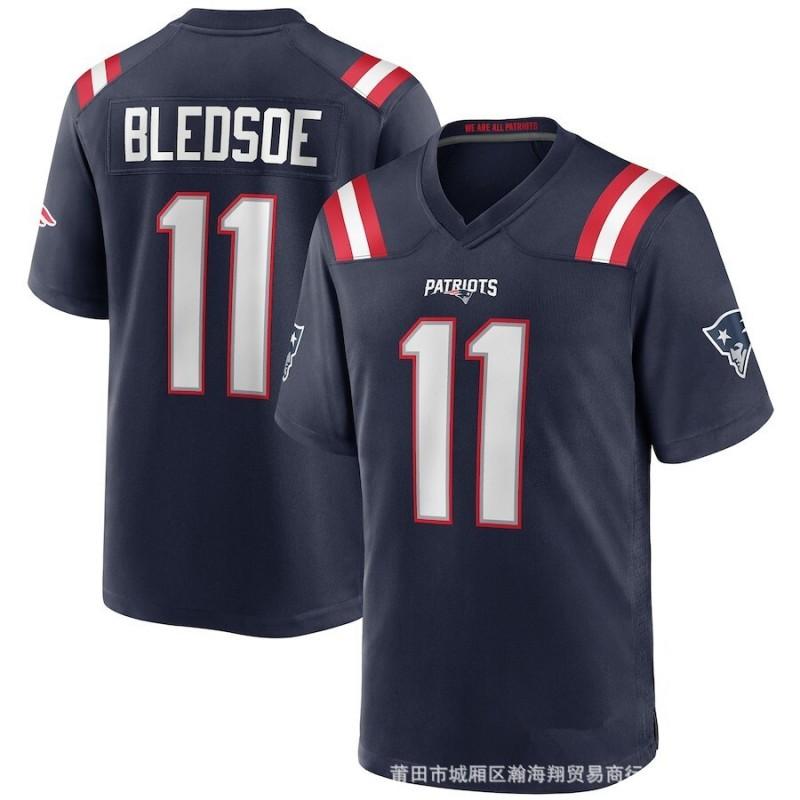 Patriots Football Jersey Embroidered American Game Uniform Men Women