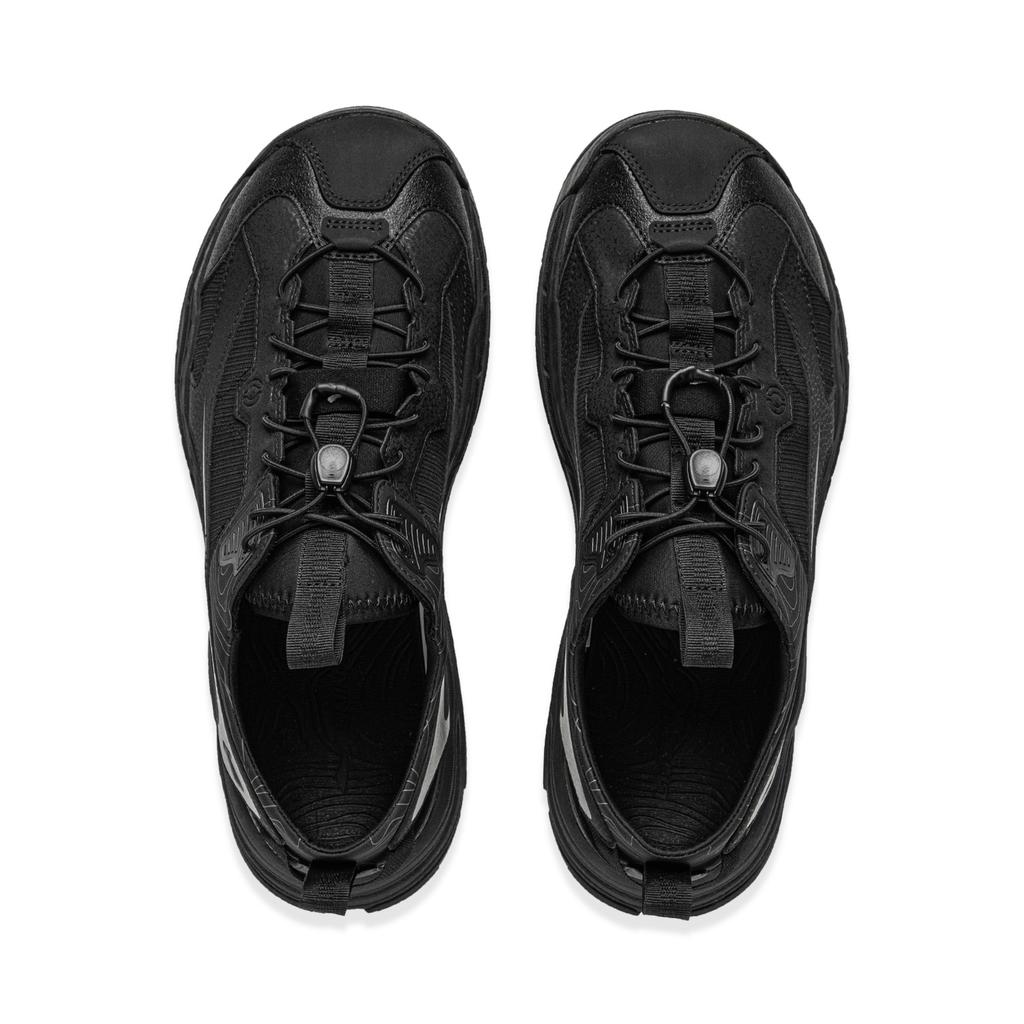 Li Ning Star Path Мягкие Удобные Трендовые Нескользящие Дышащие Увеличивающие Рост Износостойкие Амортизирующие Кроссовки Унисекс Черные AGUV017-1