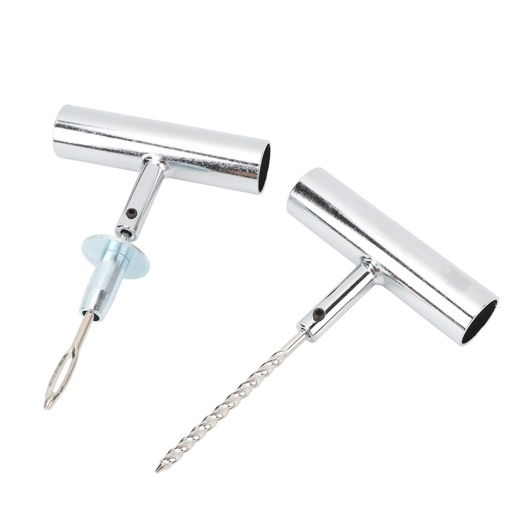 Комплект для ремонта шин, профессиональный набор для ремонта шин, металлический инструмент для замены проколов шин для автомобилей, мотоциклов, грузовиков 