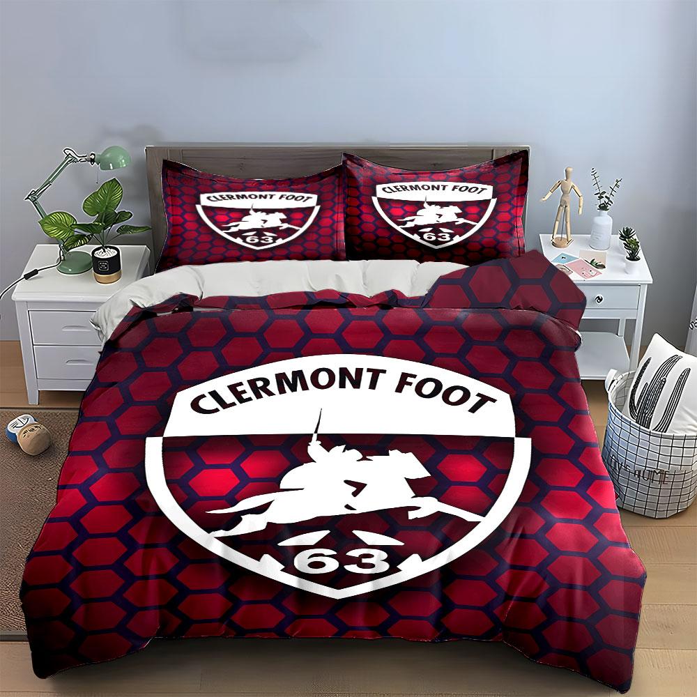 "Clermont Foot 63 Bedding Set" Bedding Duvet Cover Set Duvet Cover Pillowcases (1 * Duvet Cover 2 * Pillowcases, without duvet insert)