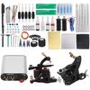 Double Tattoo Coil Machine Set Tattoo Power Supply Liner Shader 8 Wraps 10 Wraps Tattoo Coil