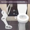 Унитаз Биде Горячая Холодная Вода Двойная Насадка Насадка Для Унитаза Женский Набор Для Самоочистки