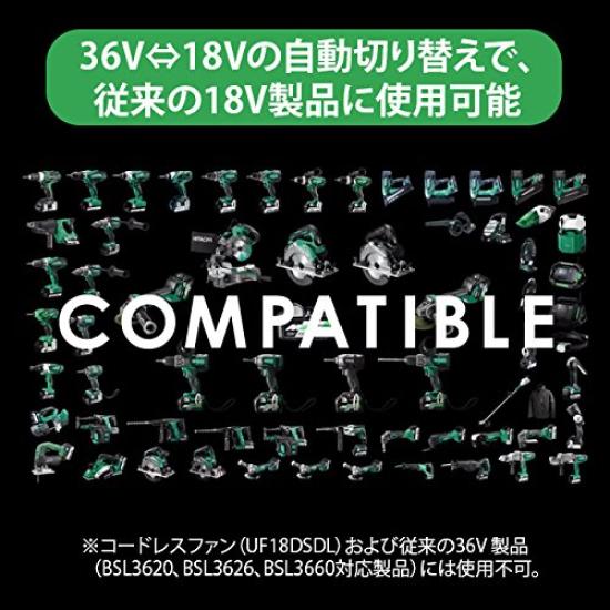 Аккумулятор HiKOKI 36V BSL36A18 литий-ионный, мультивольтажный, 2,5 Ач, 0037-1749,