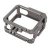 Aluminum Frame Cage for GO 3S for GO3 Action Camera Protective Cage Case Housing Protector with Cold Shoe Mount for