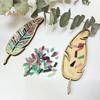 1 Set DIY Mosaic Leaf Kit Handmade Colorful Mosaic Craft Leaf Shape Home Office Decoration Adults Kids Crafts Lovers