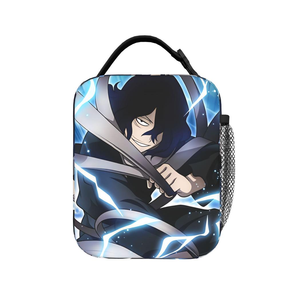 Aizawa Shota Lunch Bag For Girls Print Lunch Box Vintage Travel Cooler Bag Portable Zipper Waterproof Thermal Lunch Bags