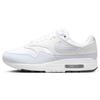 Air Max 1 Football Grey Women Sneakers White Platinum-Tint Black DZ2628-105
