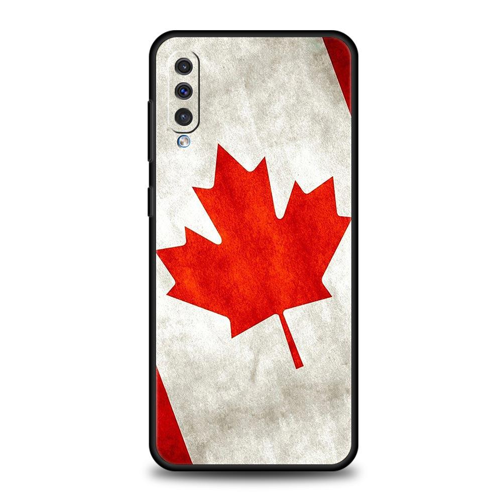 Кленовый лист Канадский флаг любовь Футбол Чехол для телефона для Samsung A12 A32 A50 A70 A20E A20S A10 A10S A22 A30 A40 A42 A52 5G A02S A04s Чехол
