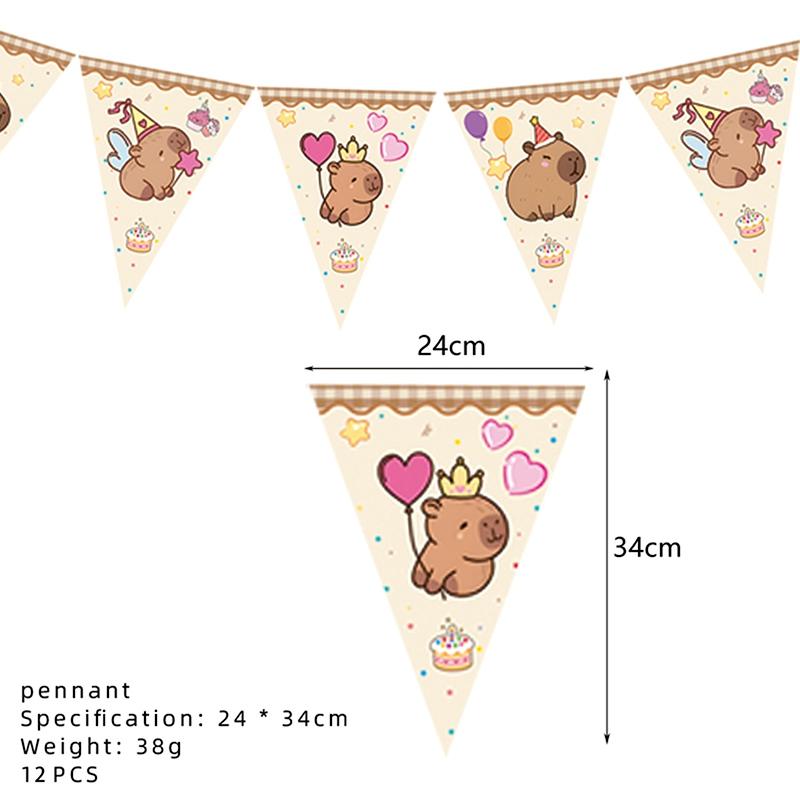 1-10 шт. Шарик из алюминиевой пленки Капибара, Шарики для бара, Шарики Капибара для украшения детского праздника