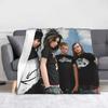 Пледы с изображением группы Tokio Hotel Фланелевые Весна Осень Дышащие Супер Мягкие Пледы для Кровати Автомобиля Постельное Белье Пледы