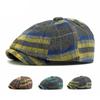 Мужская шерстяная восьмиугольная шляпа, британская винтажная клетчатая кепка, женская шляпа Paintsman, шляпа Newsboy