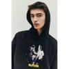 Толстовка с капюшоном HM Oversized Print Black Pulp Fiction