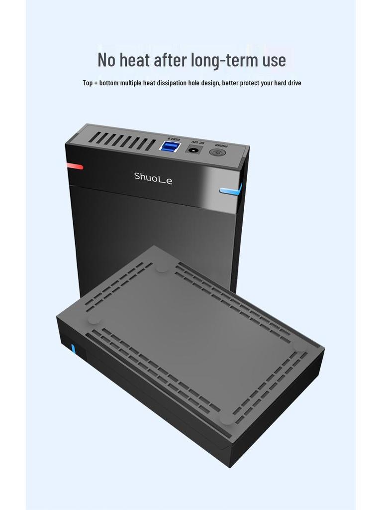 ShuoLe 3,5" USB 3.0 Безвинтовой высокоскоростной внешний корпус для жесткого диска