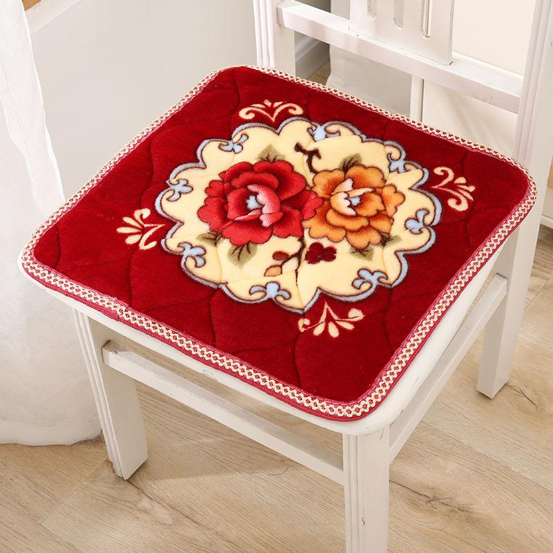 Нескользящие Плюшевые Толстые Подушки для Сохранения Тепла Подушки для Толстых Стульев в Классе Подушки для Диванов в Ресторане Подушки для Сидения