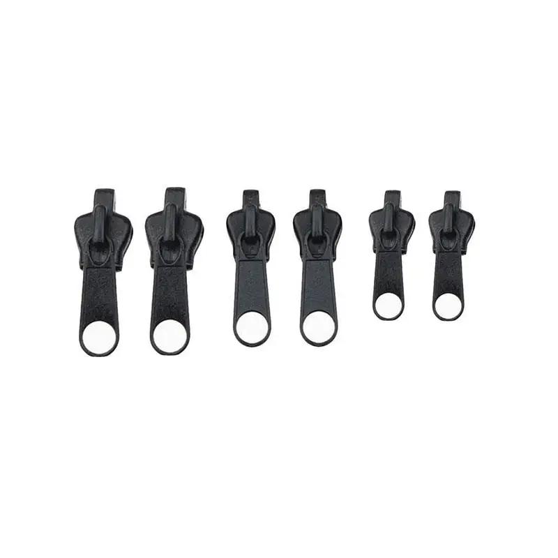 6Pcs Instant Zipper Universal Instant Fix Repair Kit Replacement Zip Slider Teeth Multifunctional Clothing Replacement Zipper