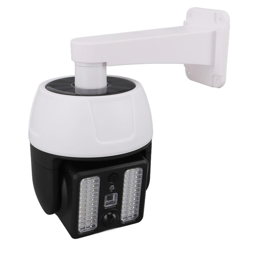 Поддельная камера видеонаблюдения на солнечных батареях с мигающим красным светодиодом. Имитация камеры видеонаблюдения с