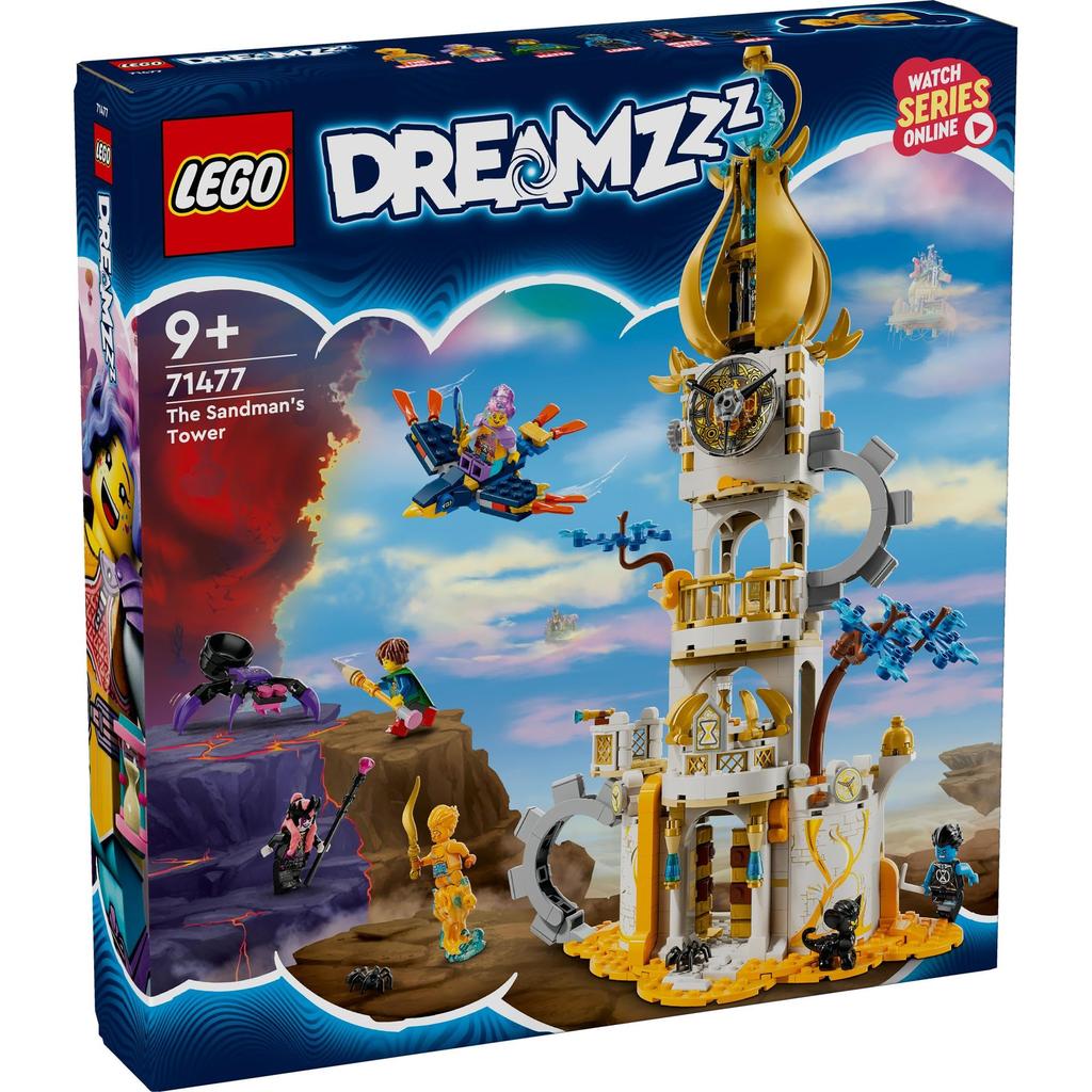 LEGO DREAMZzz Башня Песочного человека 71477 — строительная игрушка для детей от 8 лет, подарок для детей, набор для ролевых игр