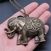 Elephant 45cm Or 70cm Long Chain Necklace Male Jewelry Valentine's Day Personalized Ornaments
