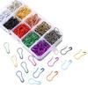 Safety Pin Buckle 100pcs Anti-release Hand-woven Sweater Thread Marks Gourd Small Pins DIY Jewelry Accessories Multicolor Ornament Buckle Metal