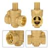 1pc Brass Adjustable Water Pressure Reducing Regulator Valve Thread DN25 1