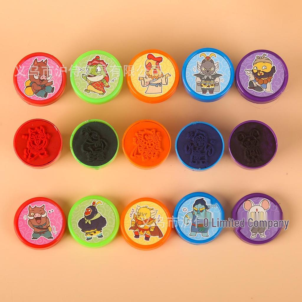 Креативный штамп для журнала Langlang Mountain Little Monster & Toad Pig Spirit Clear - Детский приз