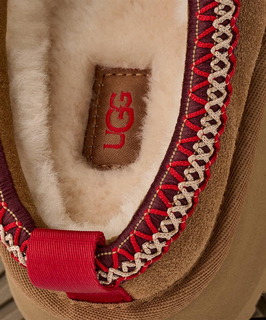 Ugg [Women] Stitch Collar Platform Slippers (Taz Ii) - Chestnut / 1174471-Che