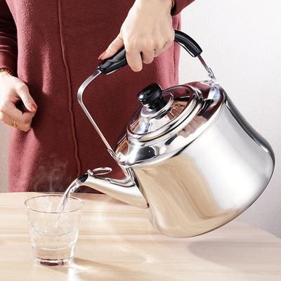 2/1,5/1 л чайник из нержавеющей стали для кипячения воды, бытовой чайник большой емкости, чайник для заваривания, утолщенная газовая плита, индукционная