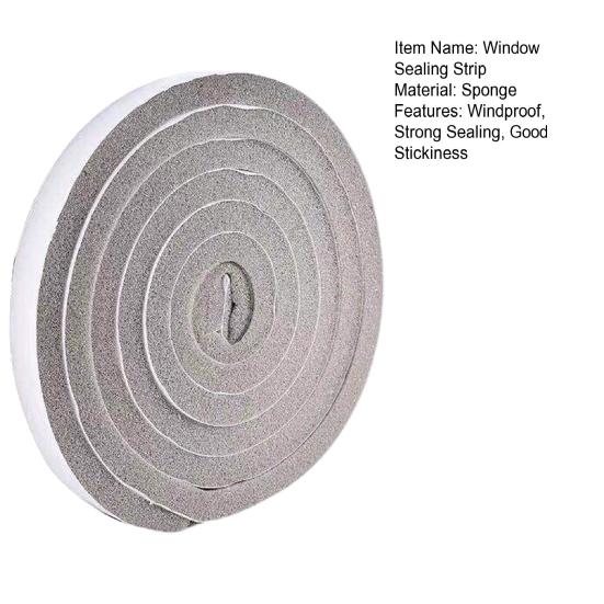 1 рулон уплотнительной ленты для окон, бесшумная ветрозащитная уплотнительная лента, сильная герметизация, хорошая липкость, уплотнительная лента для двери, товары для дома