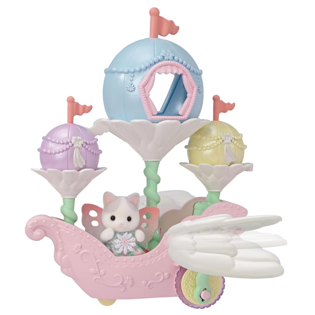 Парк развлечений Sylvanian Families Аттракцион Воздушный корабль в ST Mark Сертификация Для детей от 3 лет и старше Игрушечный кукольный домик Sylvanian Families EPOCH [Yumeiro