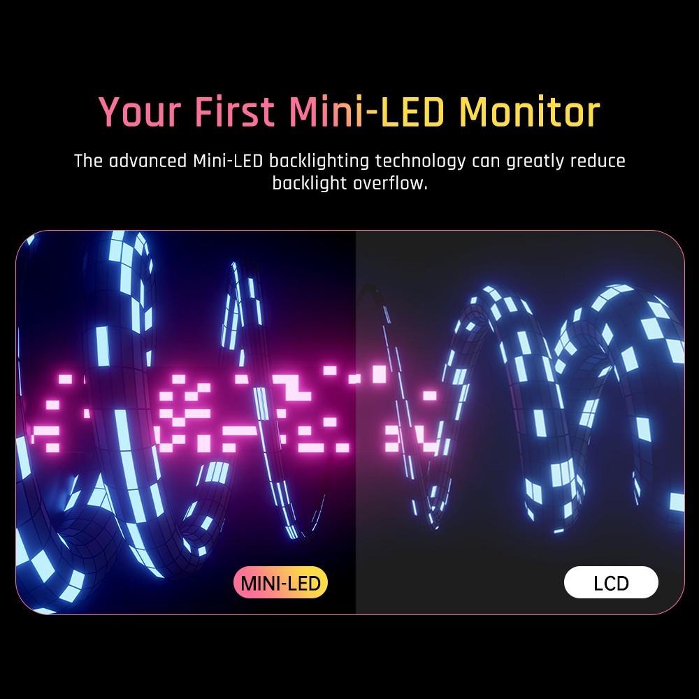 KTC Игровой монитор M27T20 27 дюймов, 2560x1440, QHD, 165 Гц, мини-светодиод, HVA, время отклика 3 мс, HDMI2.0 DP1.4, USB KVM Type-c