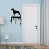 Dog Key Rack Hanger Metal Wall Art Hanger Metal Mounted Hook Pet Clothes Key Wall Rack Holder Hangers Bathroom Coat Hanger