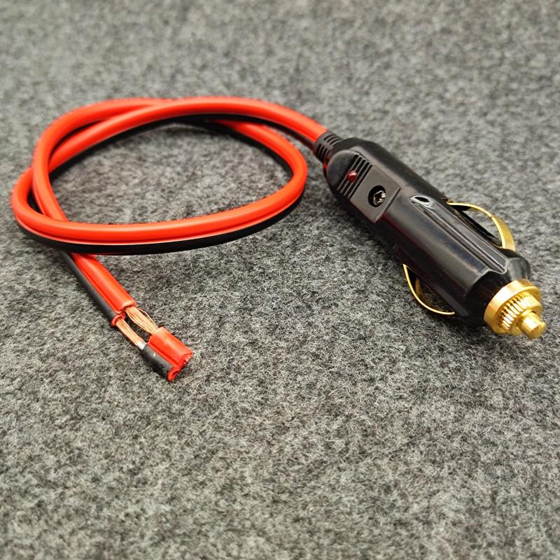 Универсальный 12В/24В автомобильный штекер прикуривателя высокой мощности из чистой меди с термостойкостью и удлинитель для зарядки воздушного насоса