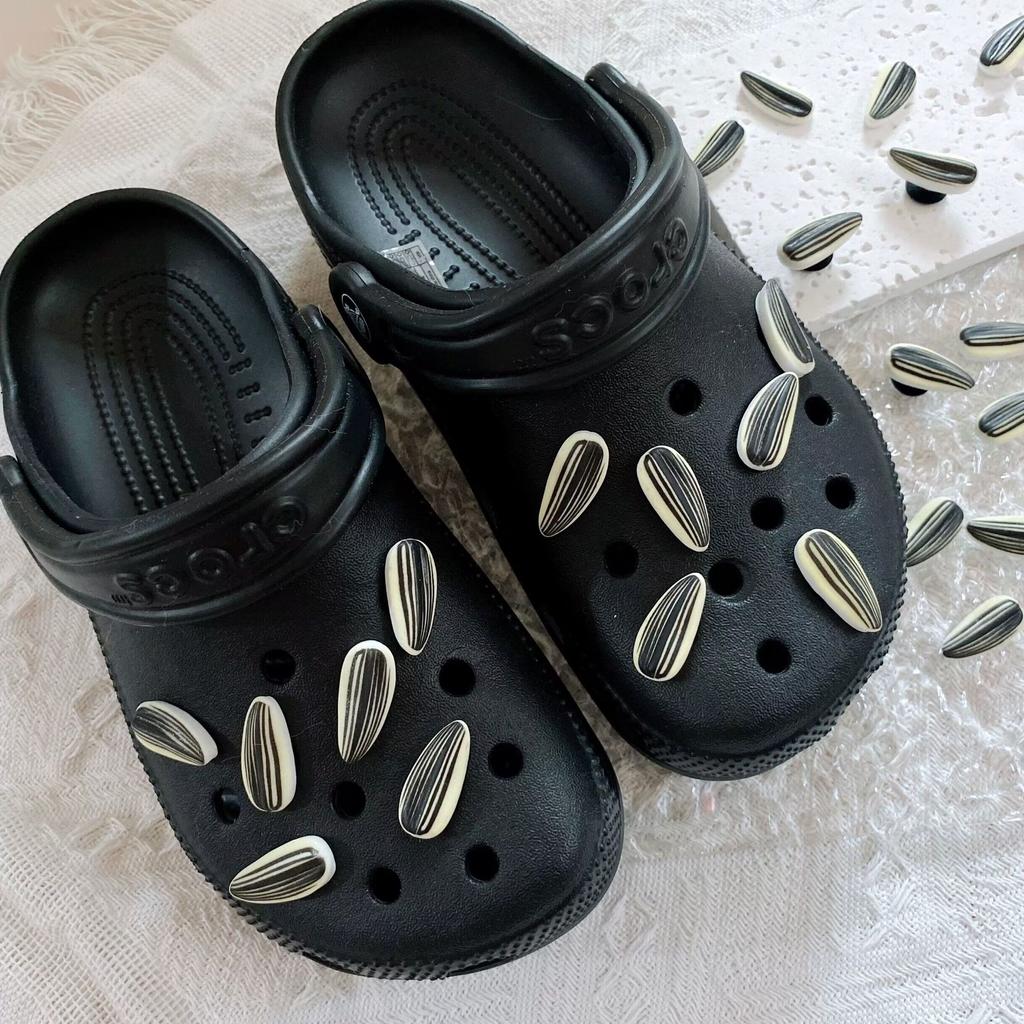 Трехмерные подвески для обуви в виде дынных семечек для детей — подходят Crocs