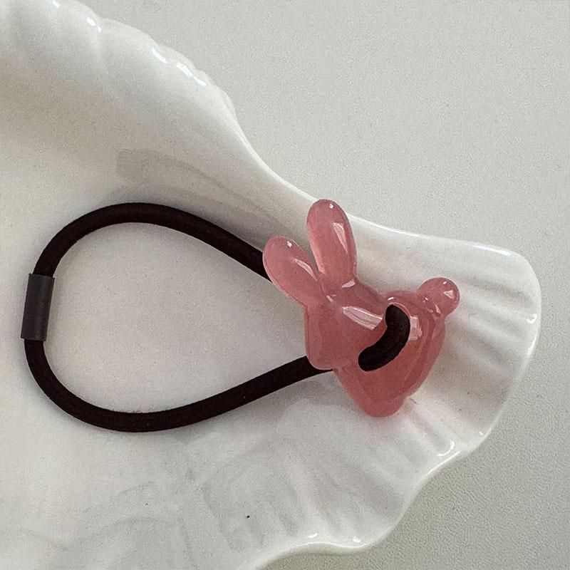 Dopamine texture texture three-dimensional rabbit hair loop tie hair rope coiled hair high elasticity cute playful women's new