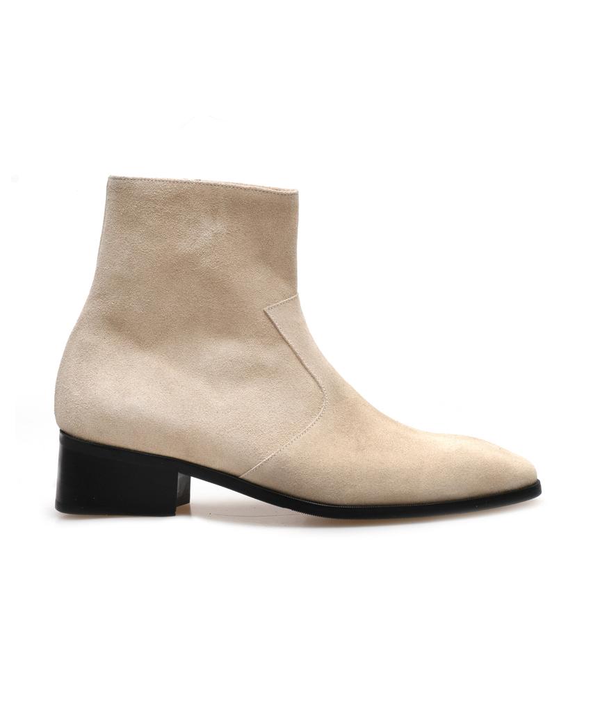 Allclassic Alc139 Adore Western Boots Black_Ivory Suede