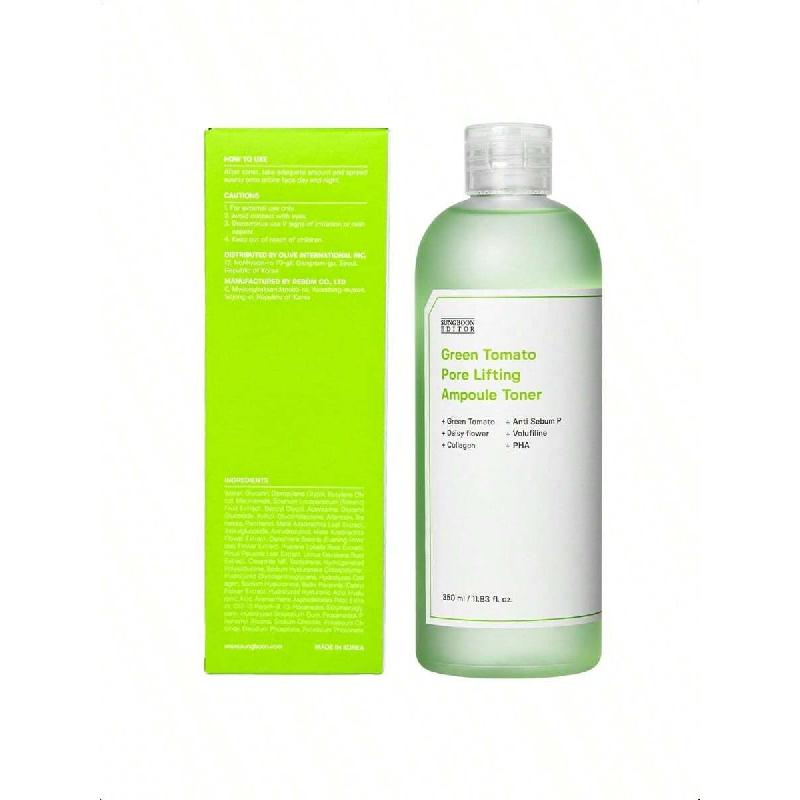 SUNGBOON EDITOR Тонер для лифтинга пор с зеленым томатом 350 мл