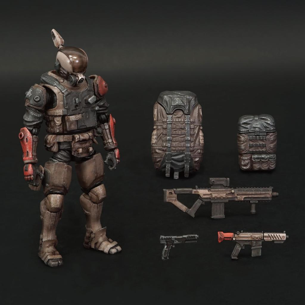 TOYS ALLIANCE LIMITED FAV A109 Red Crow Paratrooper Scale ABS Painted Movable Figure "Acid Rain" 1/18