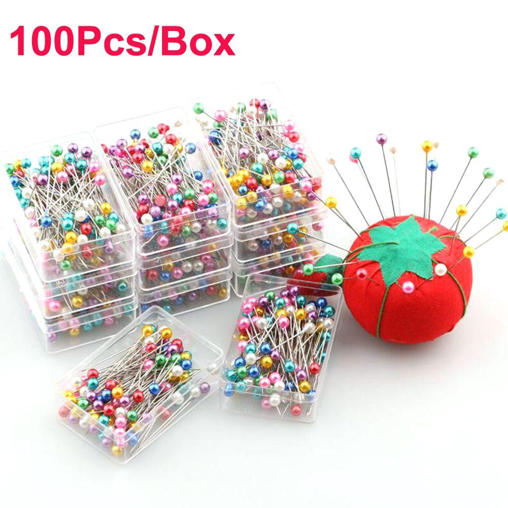 Accessories Round Pearl Head DIY Dressmaking Pins Jewelry Decoration Sewing Tools Straight Pins