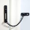 Door Chain Anti Theft Stainless Steel Door Chain Latch Bolt Restrictor Safety Guard with Slide Catch and Hardened Chain